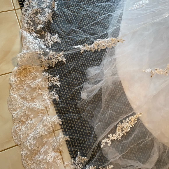 Custom-Made Beaded Wedding Dress - Picture 6 of 8